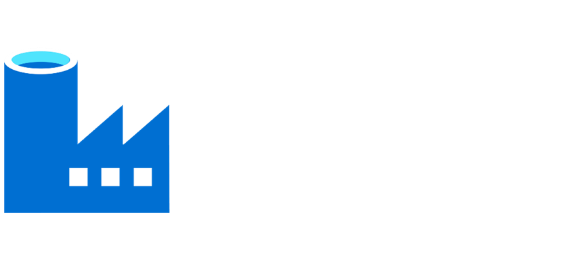 Azure Data Factory white text