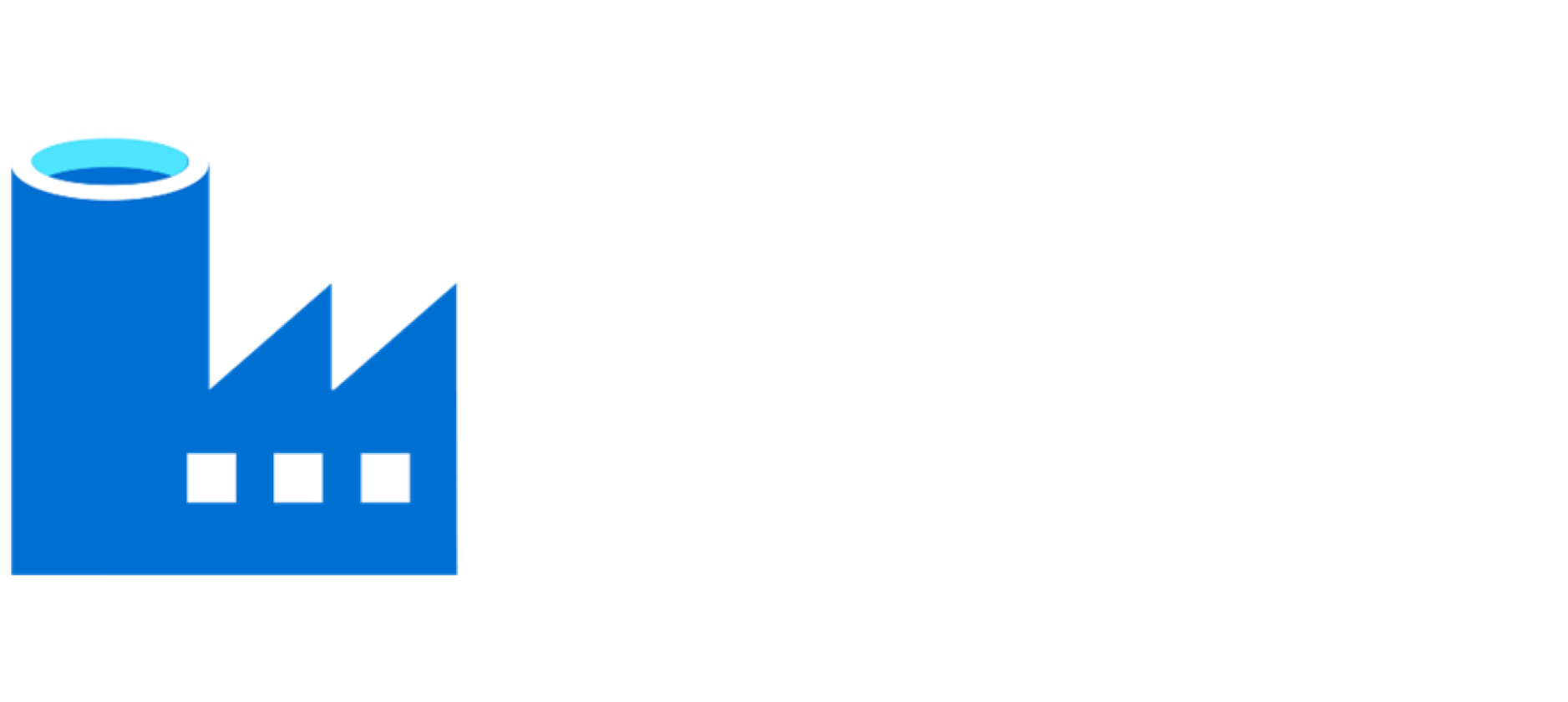 Azure Data Factory white text