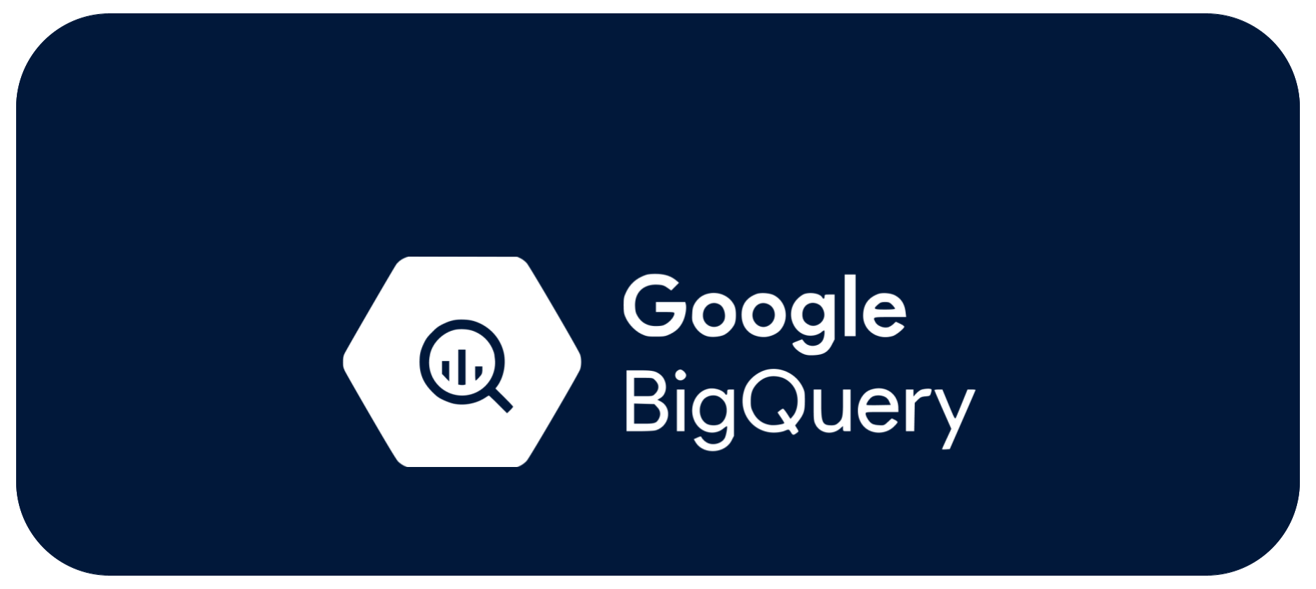 Logo White Google BigQuery