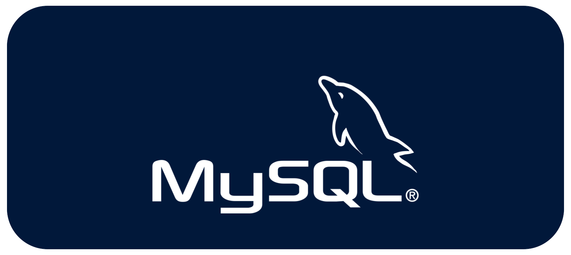 Logo White MYSQL
