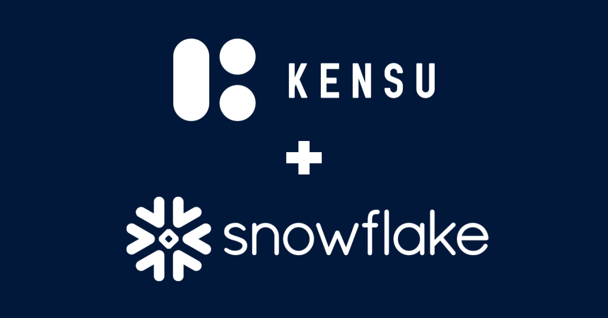 Kensu Platform now Powered by Snowflake